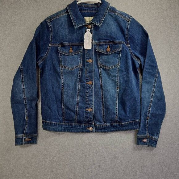 Anybody Jean Jacket Trucker Denim Small - Picture 1 of 10